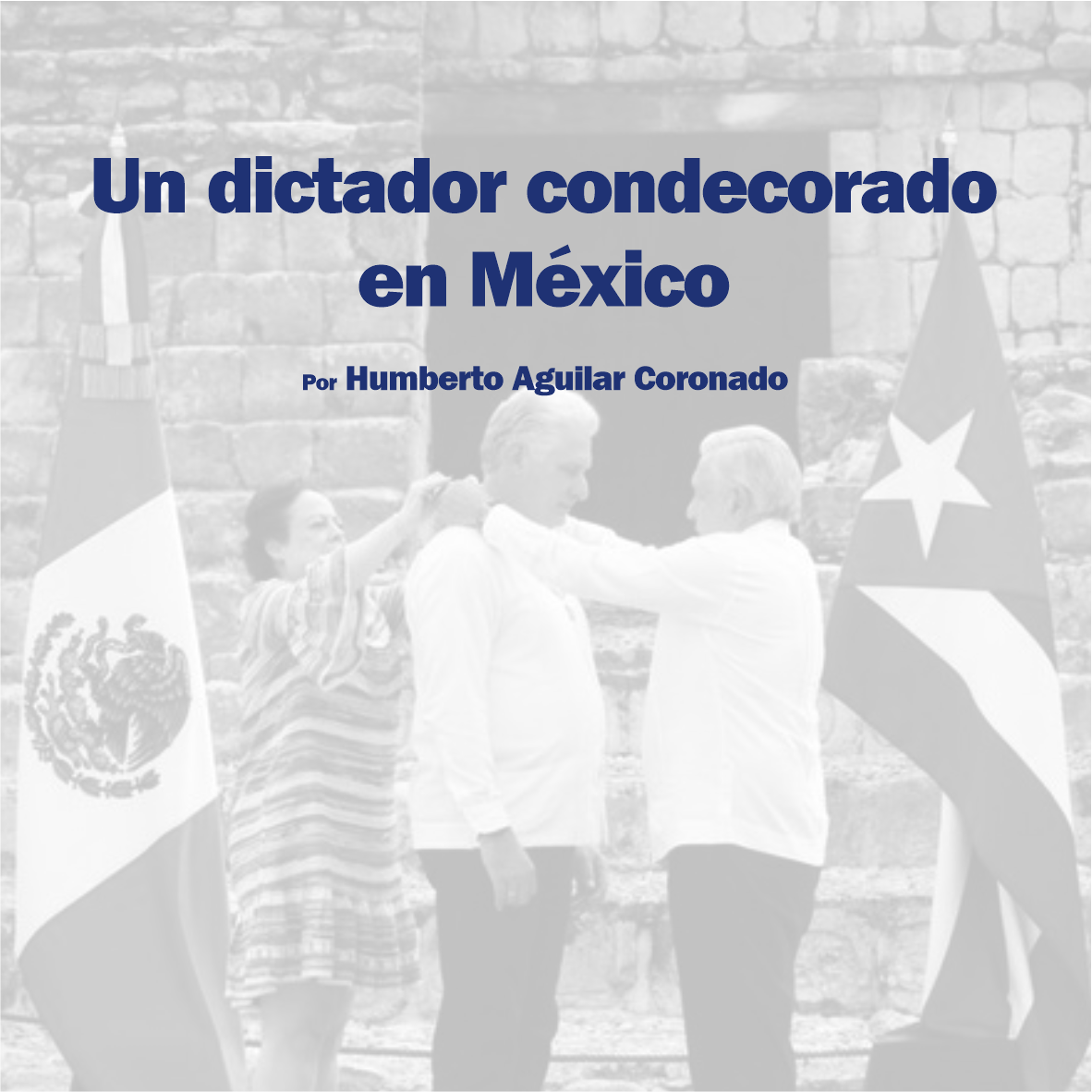 Un dictador condecorado en México