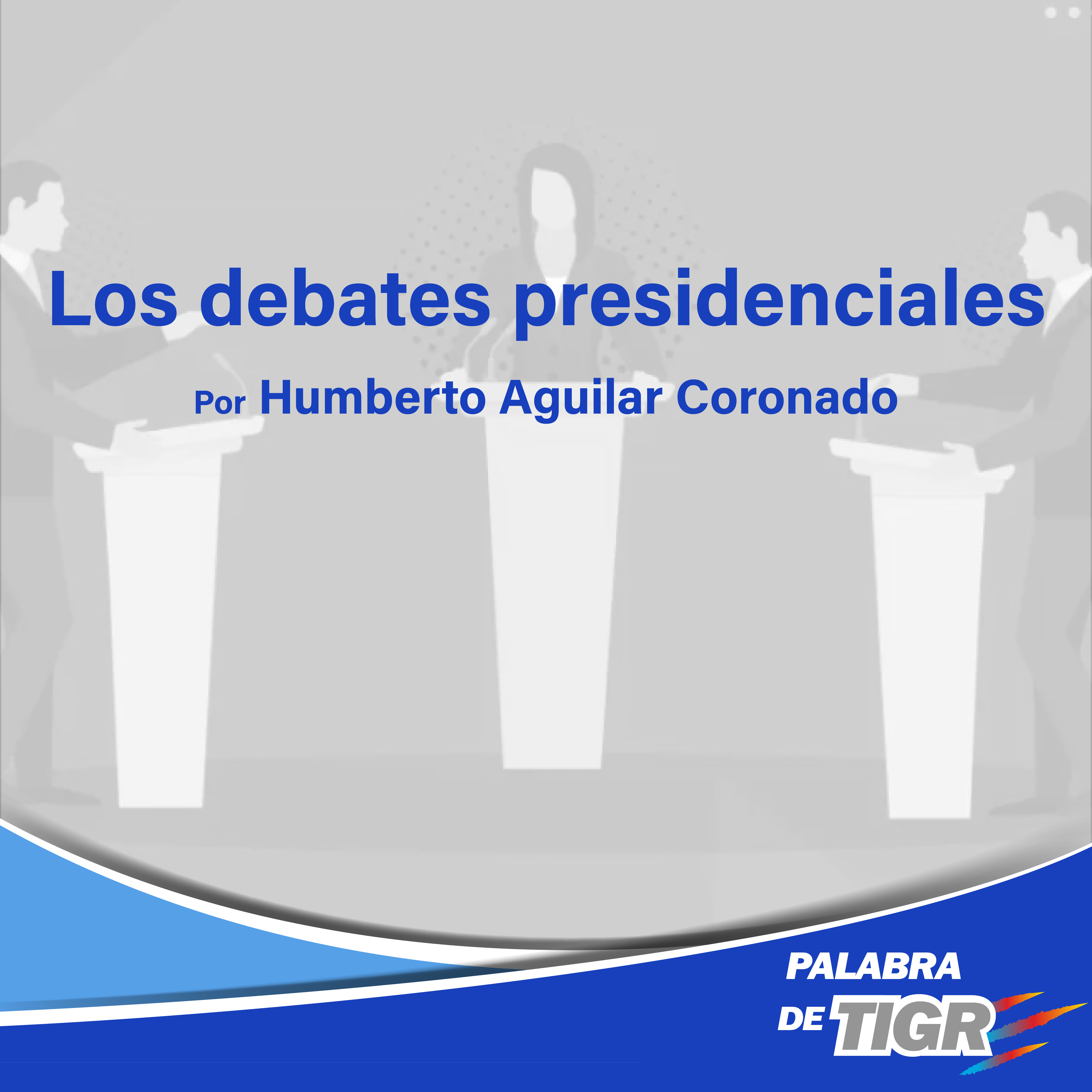 Los debates presidenciales